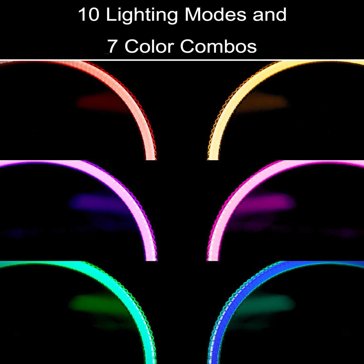 Extended RGB Mouse Pad Mat, Large Office Table Desk Mat Gaming Lighting Led Mousepad for PC Computer Macbook Keyboard Waterproof Anti-Slip Ultra Thin 4Mm - 31.5'' X 15.7' (Black Map)