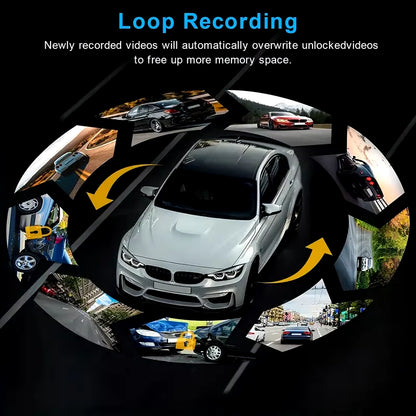 1080P Dual Camera,Dash Cam for Cars,Front and Inside,Car Camera with IR Night Vision,Loop Recording,Wide Angle Car DVR Camera