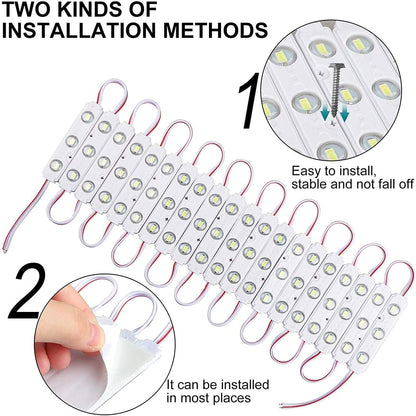 12V 60 Leds Van Kits De Luces Interiores, Luces De Techo Led Para Van Rv Blanco