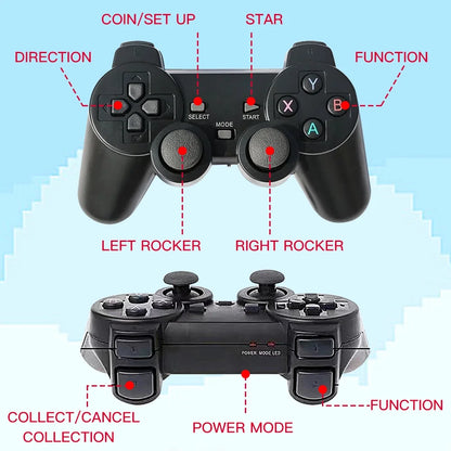 M8 2.4G Wireless Controllers External Game Stick 64G Built-In Storage for TV