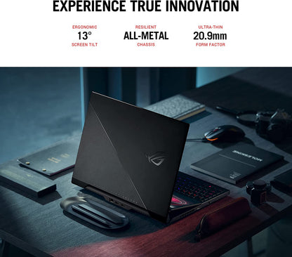 ROG Zephyrus Duo SE 15 Gaming Laptop, 15.6” 300Hz IPS Type FHD Display, NVIDIA Geforce RTX 3060, AMD Ryzen 9 5980HX, 16GB DDR4, 1TB Pcie SSD, Per-Key RGB Keyboard, Windows 10 Home, GX551QM-ES96