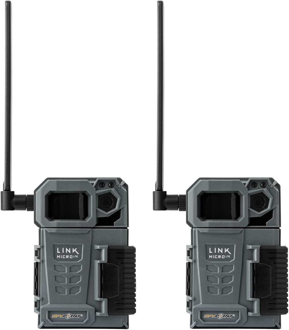 Link-Micro-Lte Cellular Trail Camera Twin Pack with Two SD Cards, Batteries, and Two Mounts (AT&T (USA Nationwide))