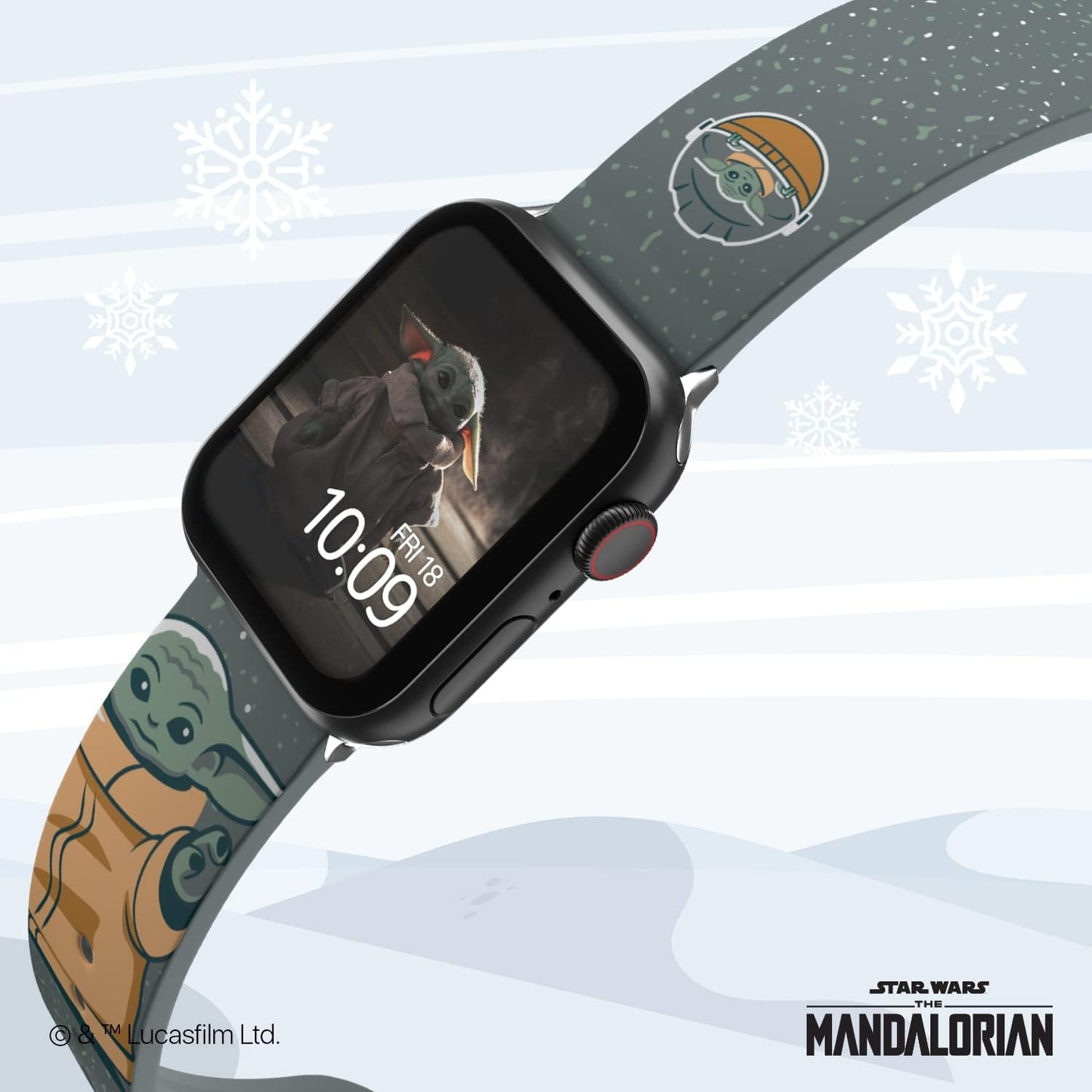 Star Wars: the Mandalorian Officially Licensed Smartwatch Band (Watch Not Included)