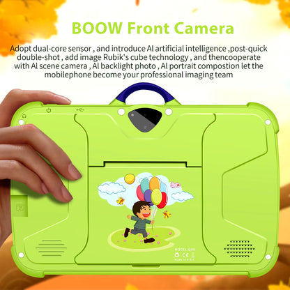 2024 New 5G Wifi 7 Inch Google Tablet for Children Learning Education Kids Tablets Quad Core 4GB RAM 64GB ROM Dual BOW Cameras