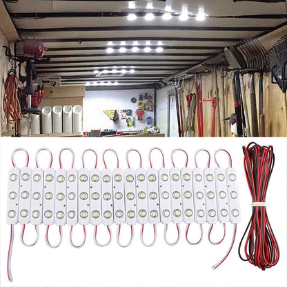 12V 60 Leds Van Kits De Luces Interiores, Luces De Techo Led Para Van Rv Blanco