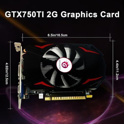 GTX 750Ti Graphics Card, 2GB GDDR5 128Bit Direct X12 640SP Gaming Video Card,